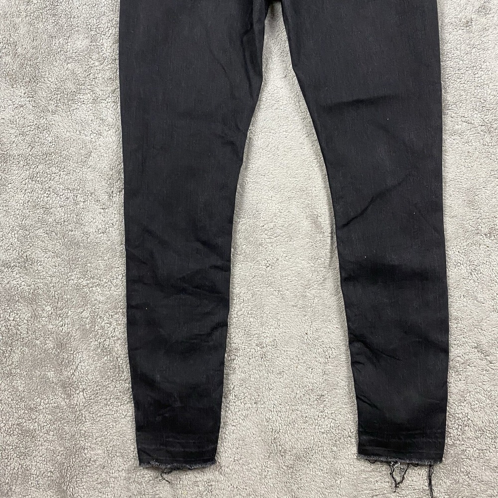 Express Skinny Jeans Men's‎ 31x30 Tag(32x30) Black Denim Stretch - Picture 9 of 12